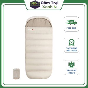 Túi ngủ màu be 3 mùa chống thấm nước