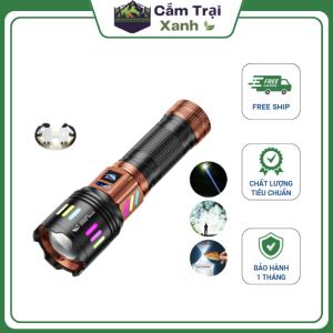 đèn pin 7 chế độ review