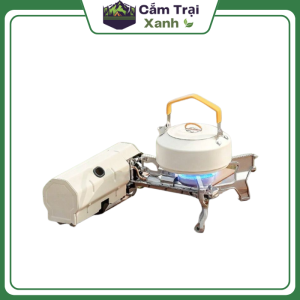 Dụng cụ nấu ăn đi phượt bếp gas mini dã ngoại