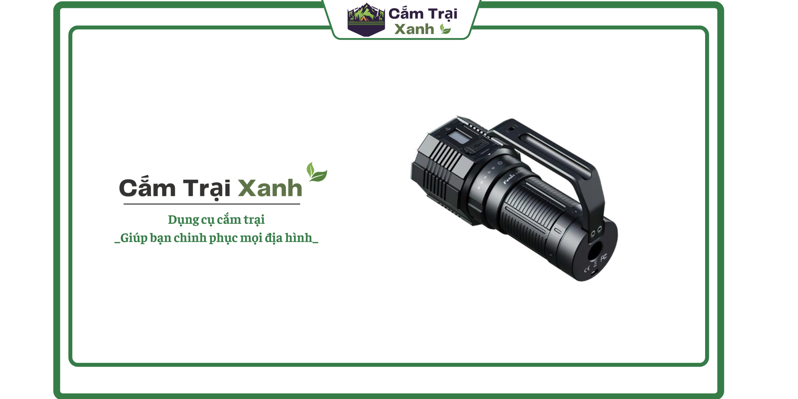 Đèn pin cắm trại siêu sáng