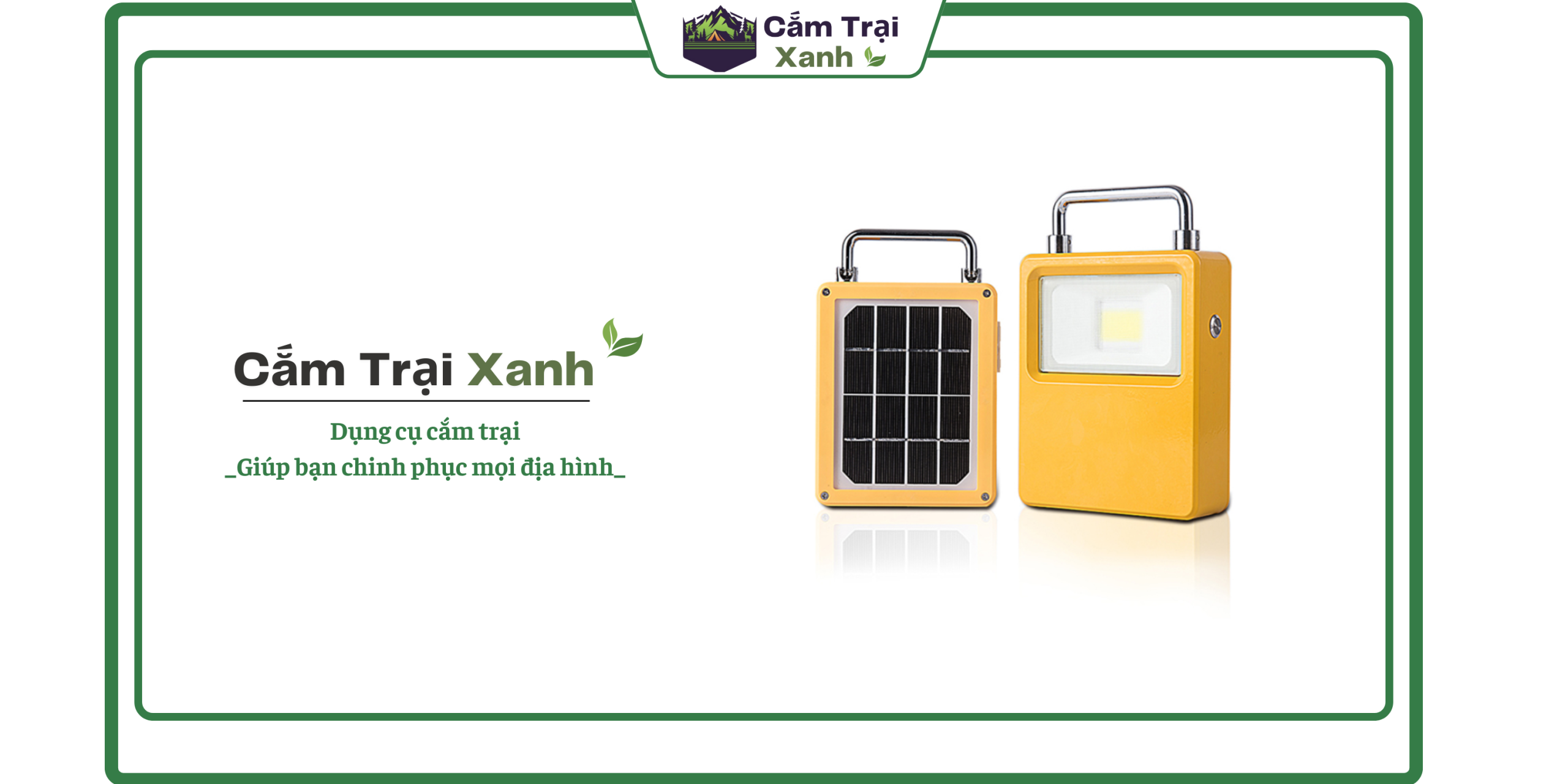 Đèn cắm trại năng lượng mặt trời