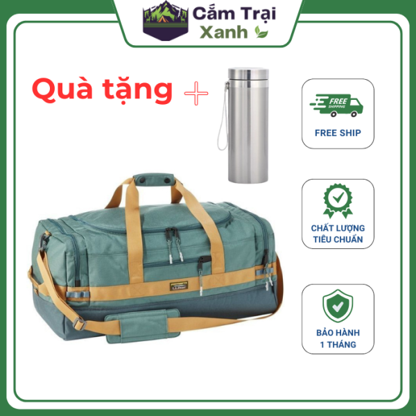 Balo cắm trại nhiều ngăn màu xanh